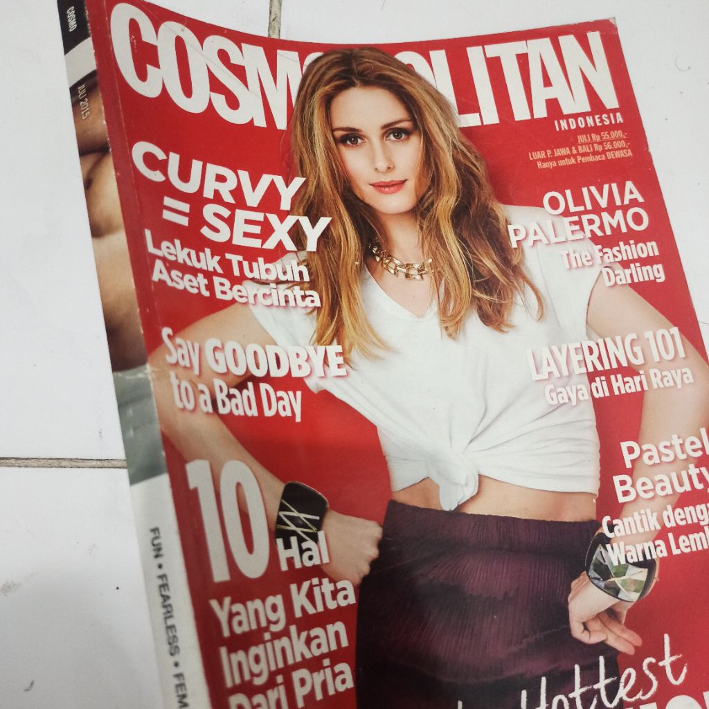Majalah Cosmopolitan 2015 Olivia Palermo, Acha Septriasa, Kirana Larasati, Richard Kyle, Miller Khan