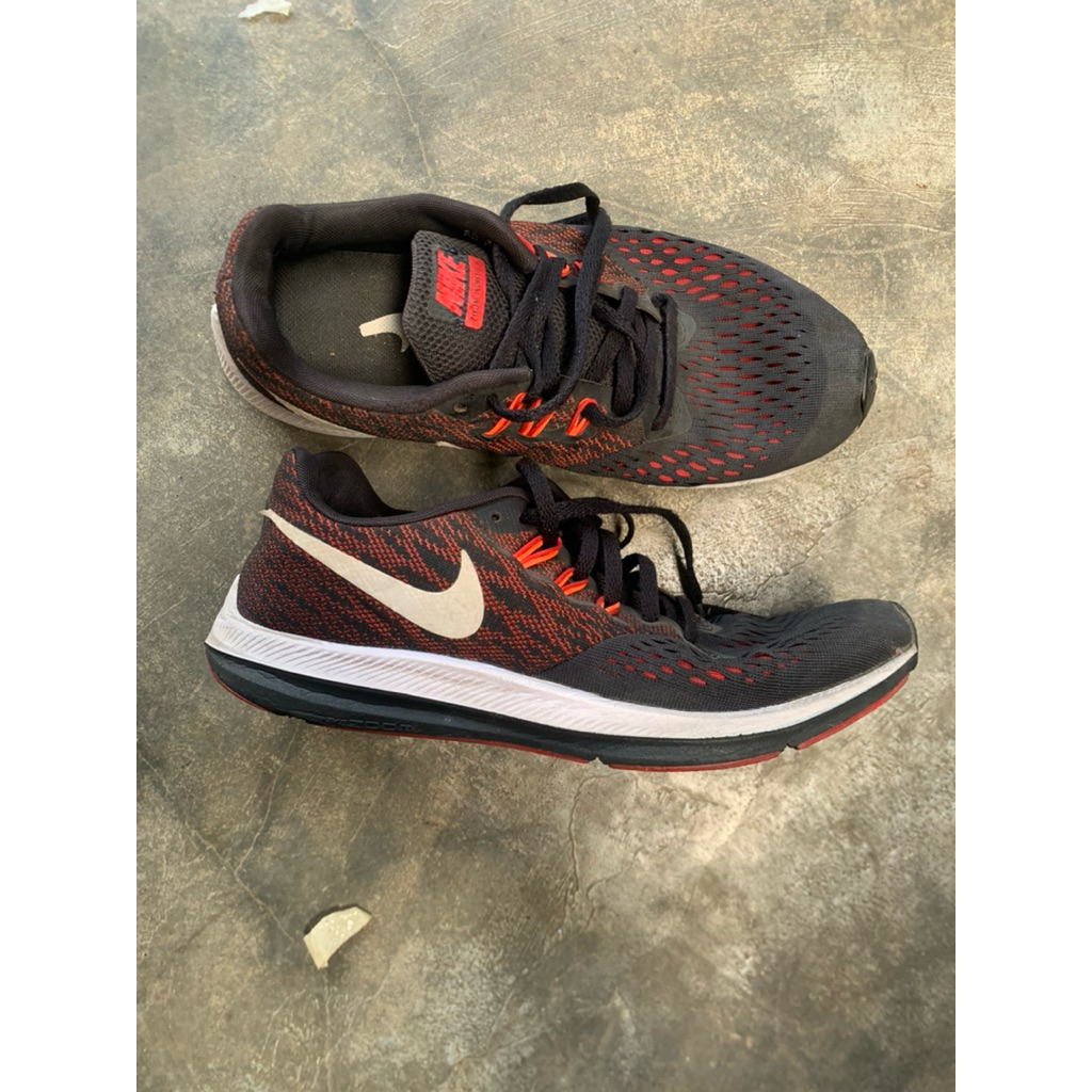 [preloved] sepatu lari nike zoom windflo 4 jogging running senam pria wanita brand murah second - be