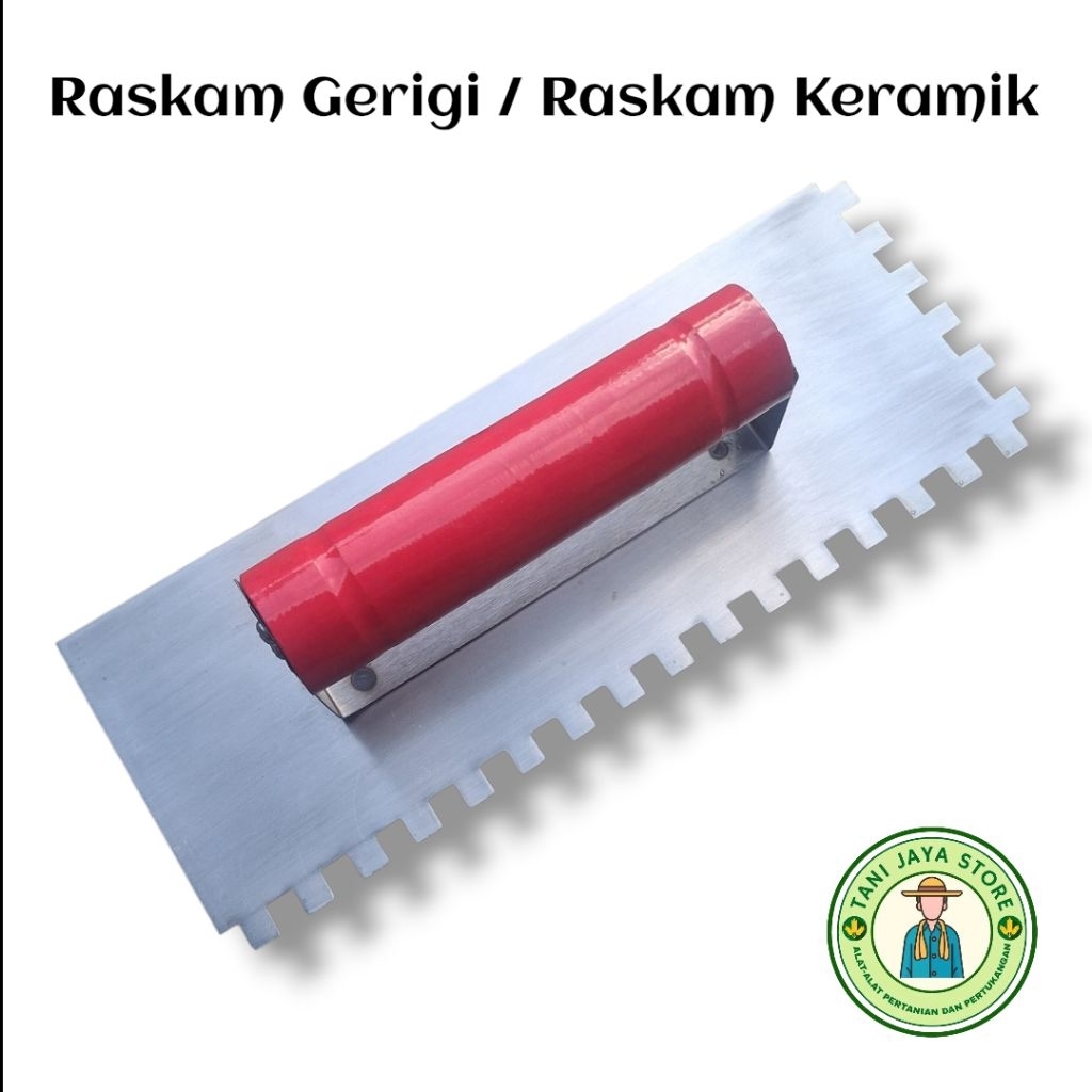 Raskam Semen Gerigi / Raskam Keramik / Sekrap Perekat Keramik Alat Tukang Bangunan