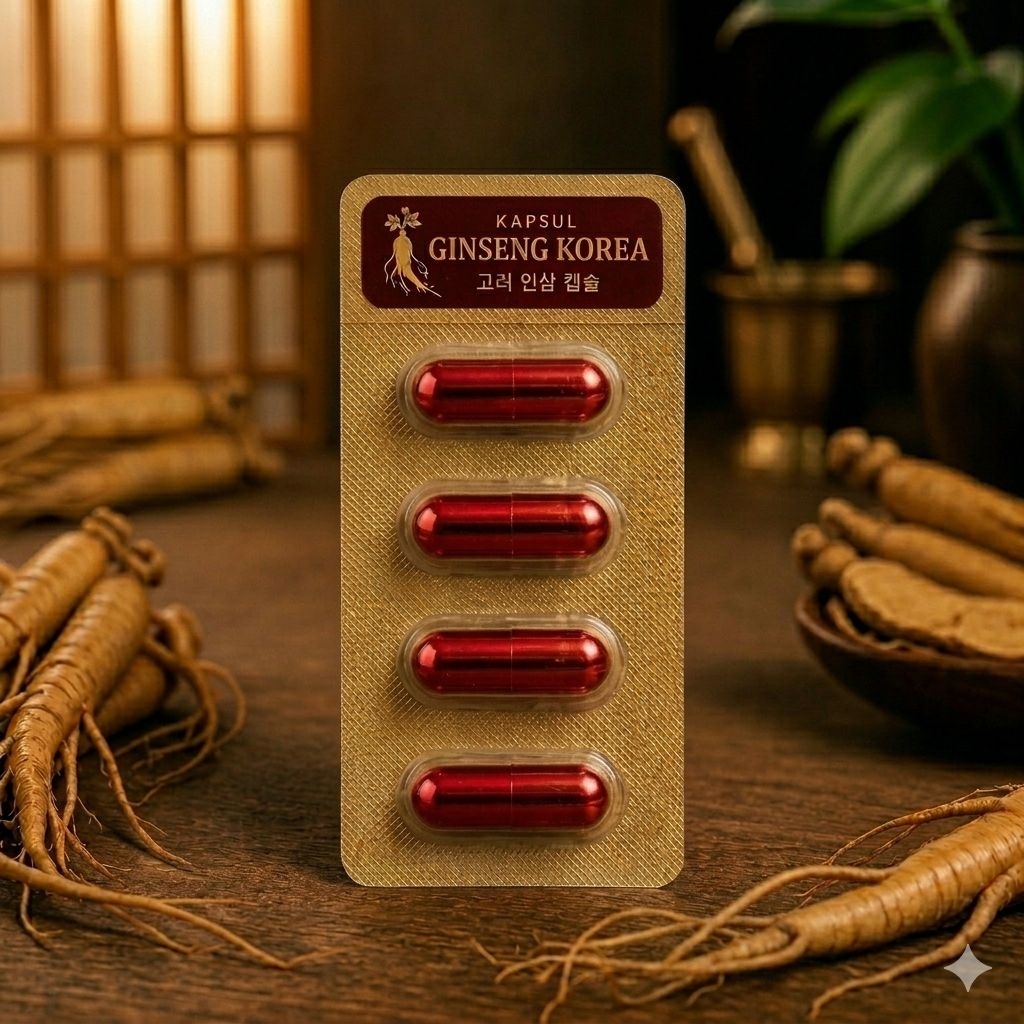 Ginseng redd korea kapsulKuat original