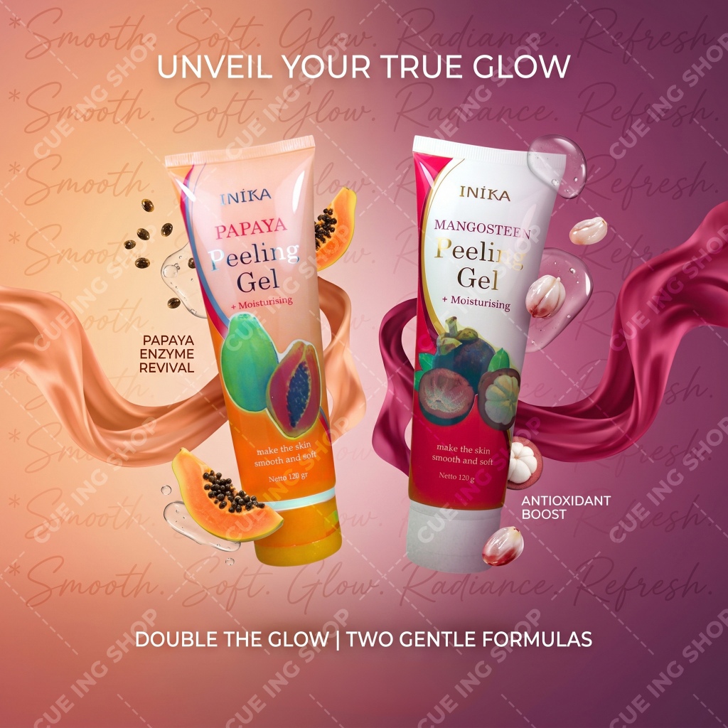 INIKA Peeling Gel - Pencerah Wajah - Peeling Wajah (ORIGINAL)