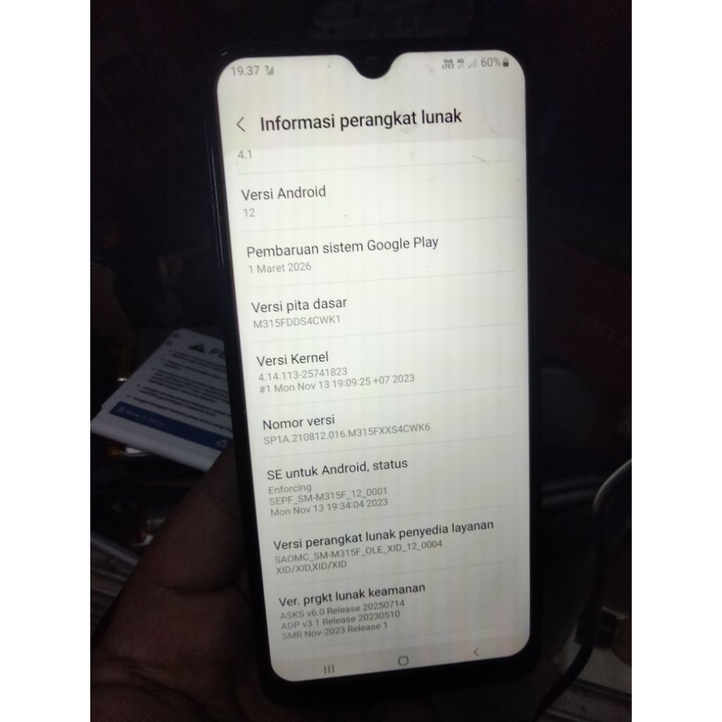 mesin Samsung m31 ram 6/128 no pola no sandi JAMINAN MESIN NORMAL & SEGEL barang di kirim sesuai fto