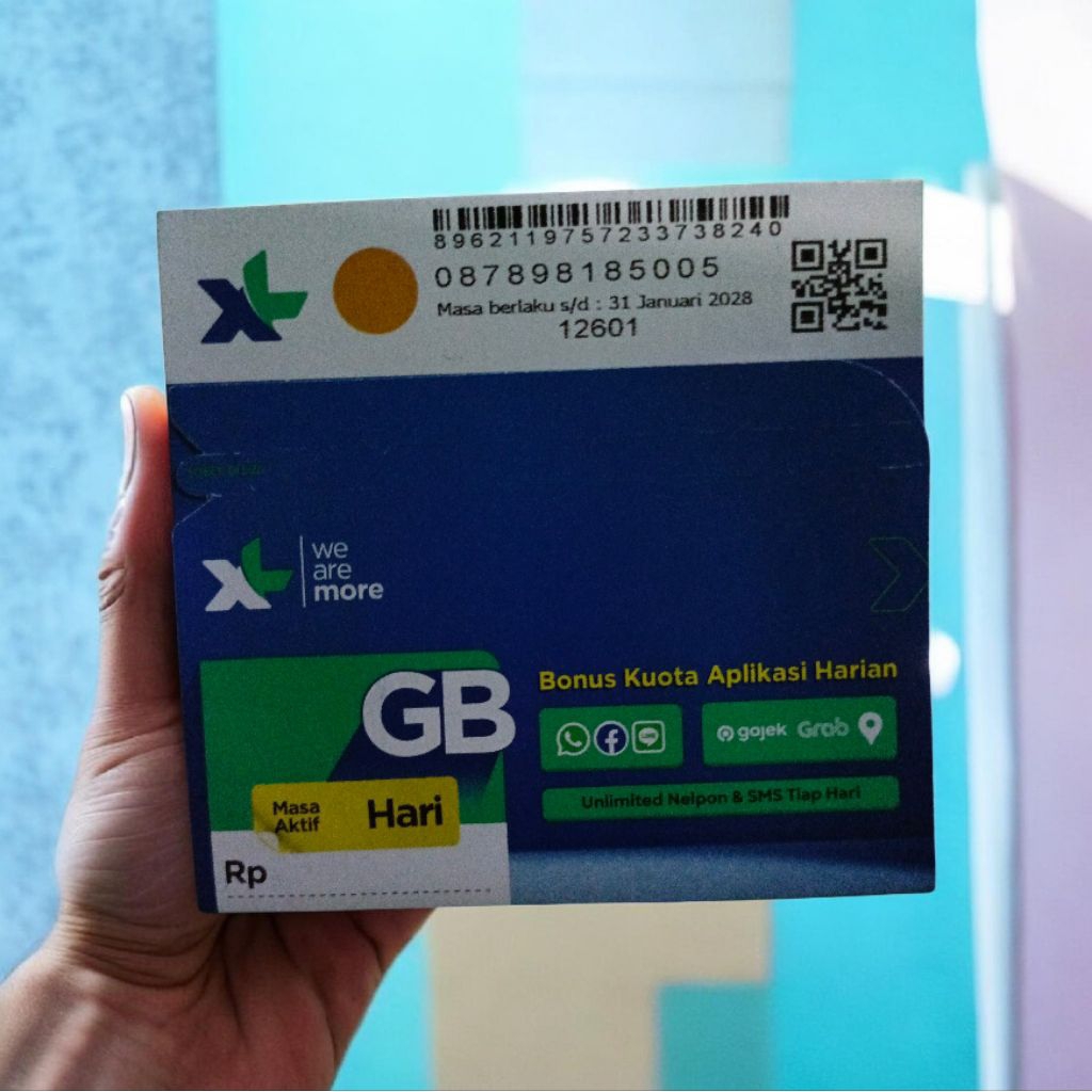 nomor cantik XL 878 9 818 5005 isi kuota 3gb jaringan 5G
