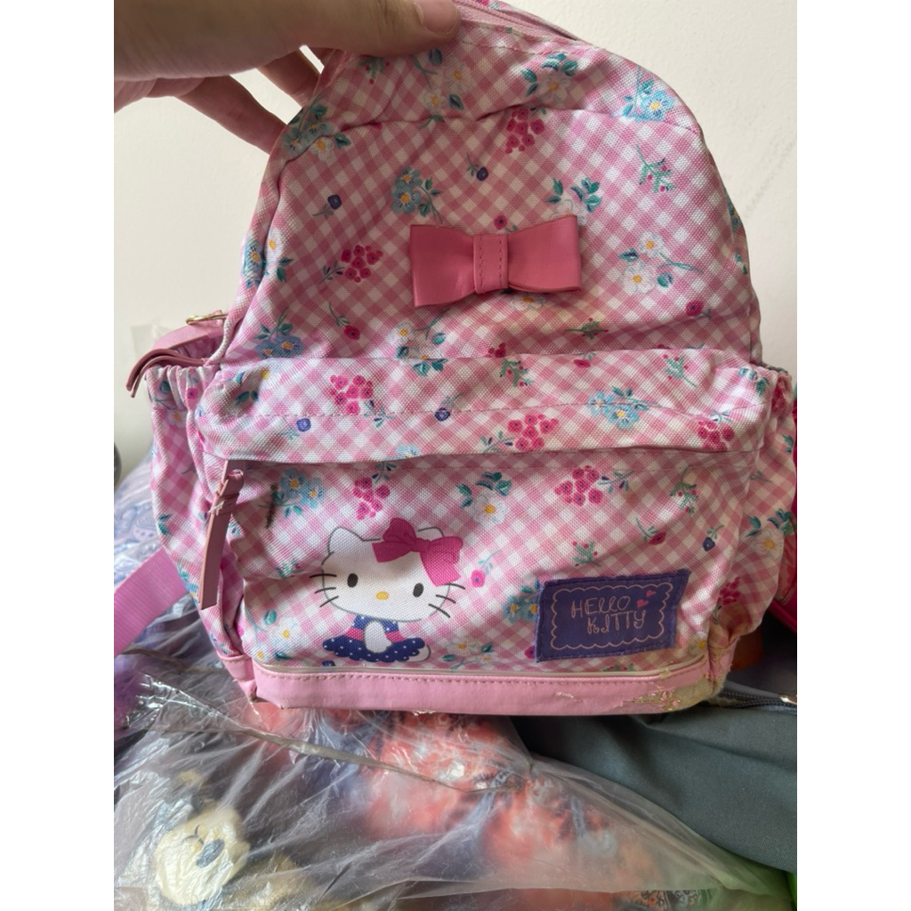 Tas Ransel Anak Hello Kitty Original Sanrio [Pernah Dipakai]