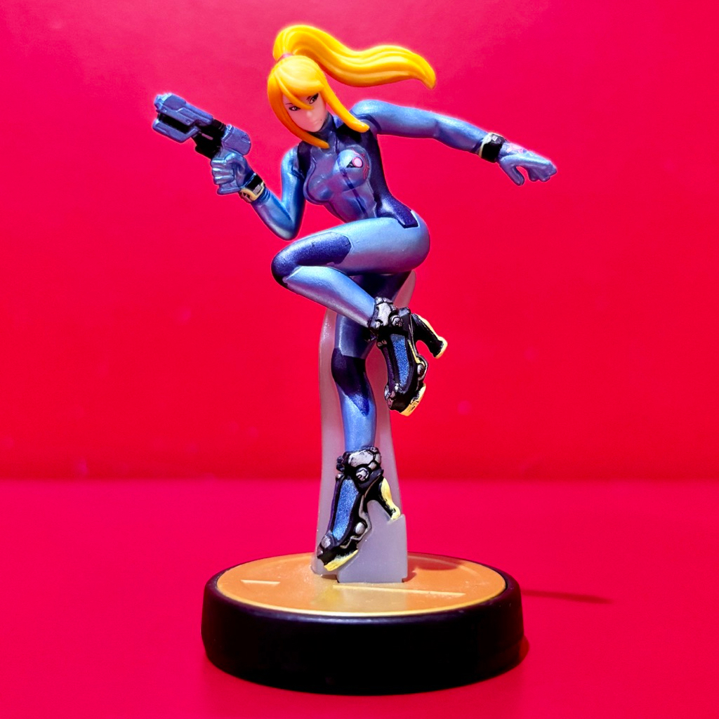 Original Nintendo Switch Amiibo Metroid Saga Super Smash Bros Zero Suit Samus Aran
