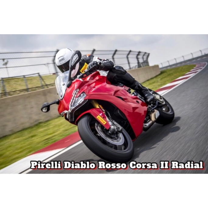 Ban Pirelli Diablo Rosso Corsa II Pirelli Diablo Rosso Corsa 2 110/70-17 Radial ( Depan / Front )