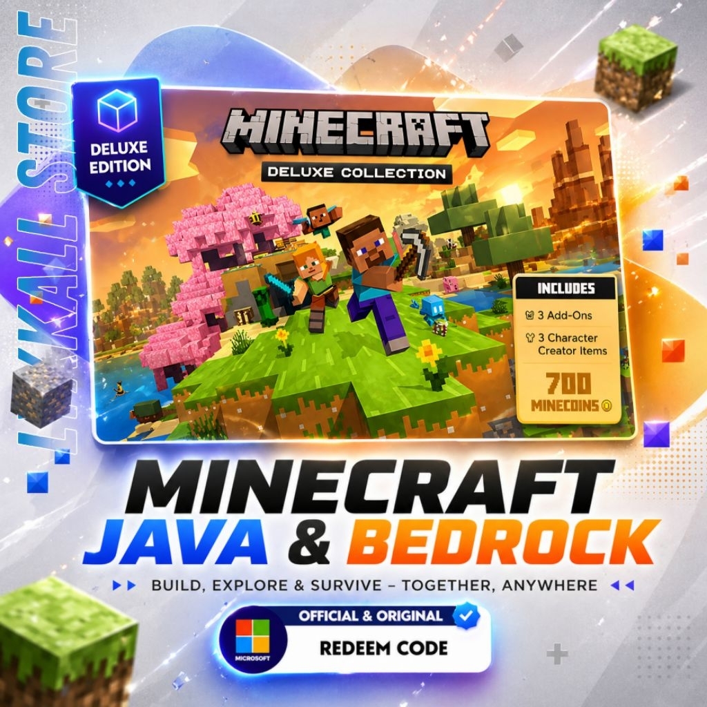 Minecraft Java & Badrock - Deluxe Edition