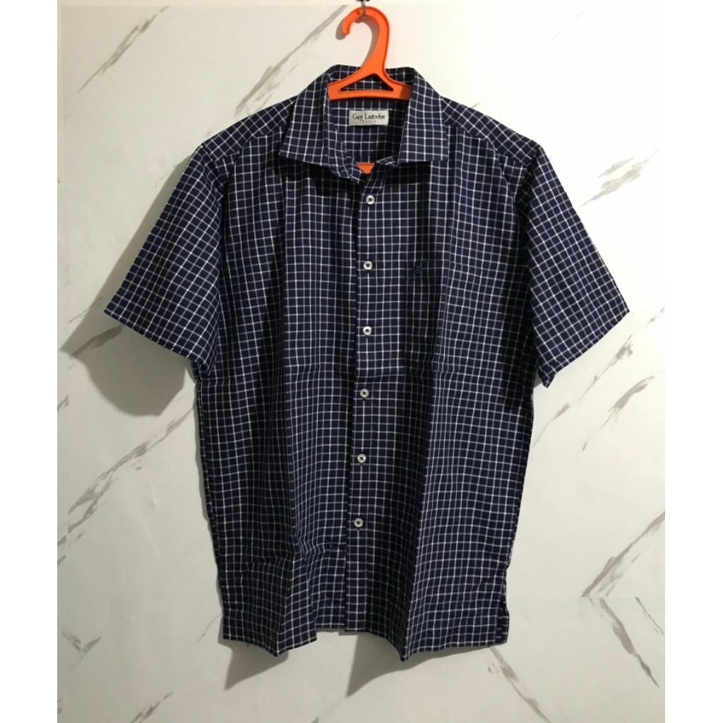 SALE Guy Laroche Paris Kemeja Lengan Pendek Pria Original Authentic Murah