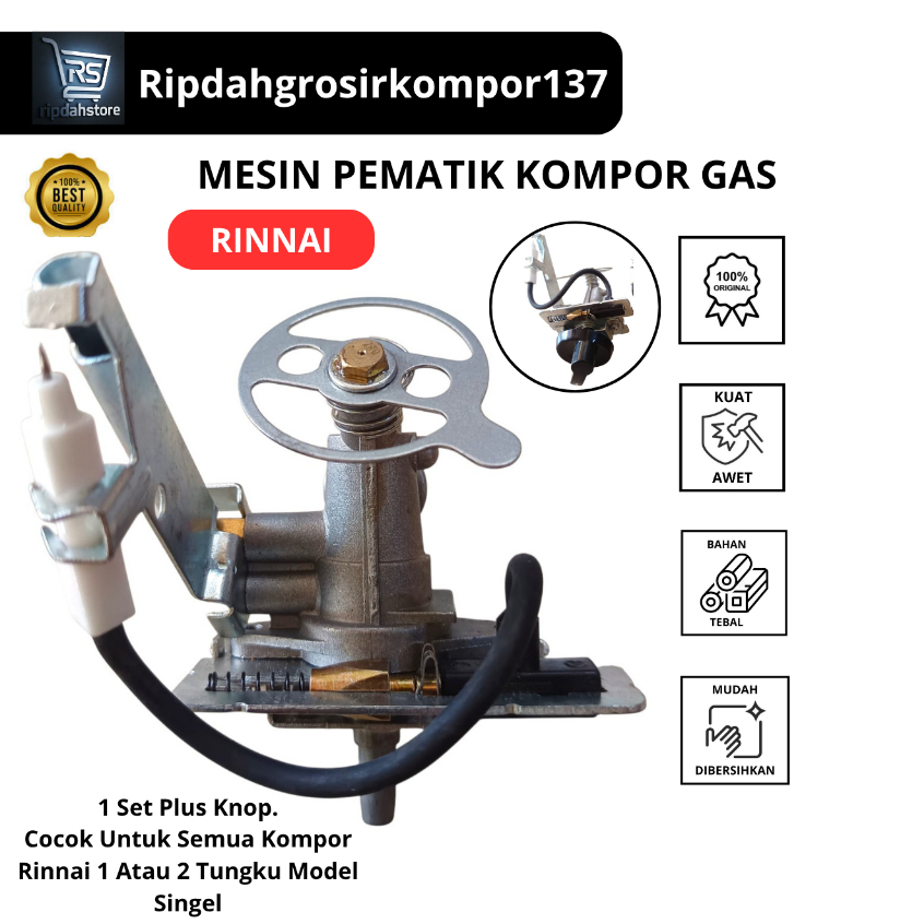 PEMANTIK KOMPOR RINNAI GAS ORIGINAL / PEMANTIK API RINNAI