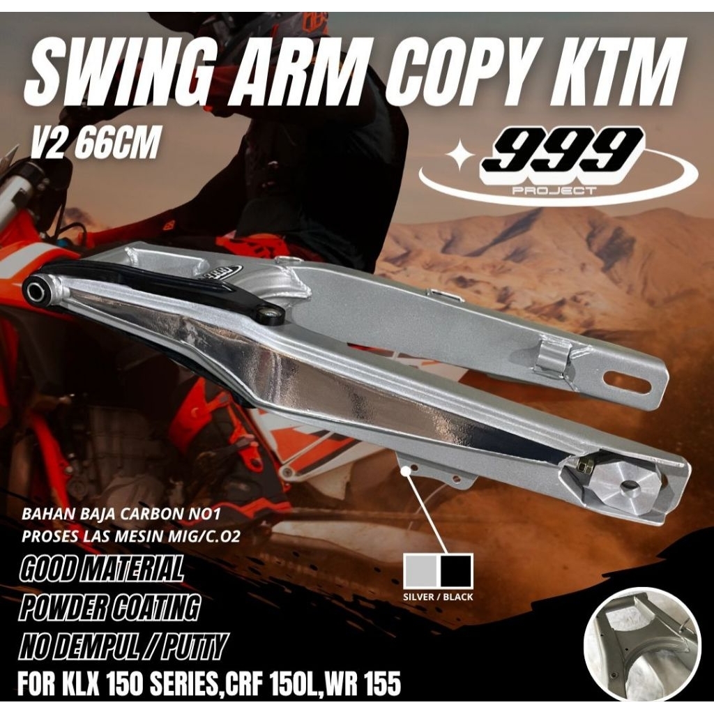 Swing Arm Replika KTM250 66cm PNP KLX150 / CRF150L / WR155