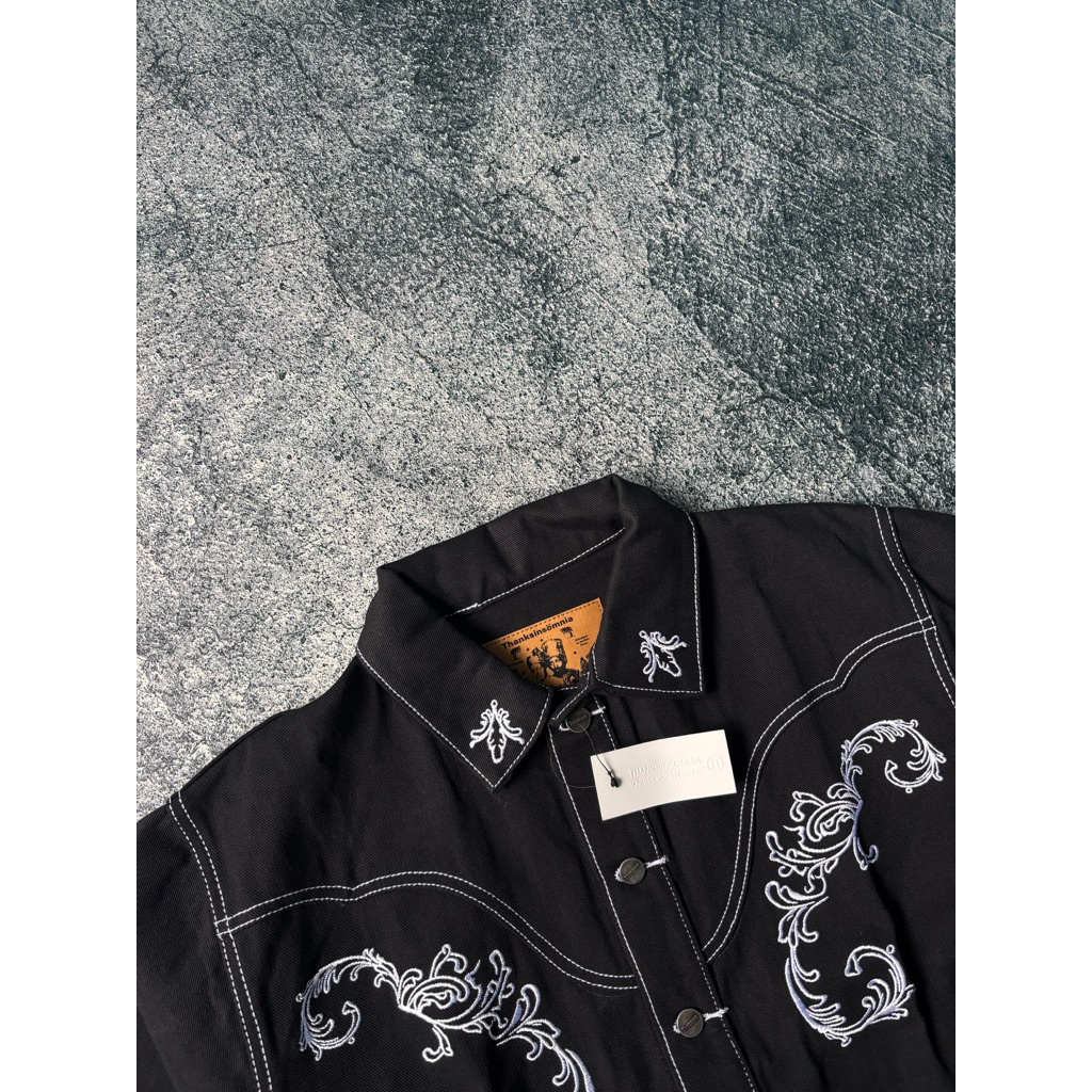 Denim Jacket Thanksinsomnia Averianne Black Unisex