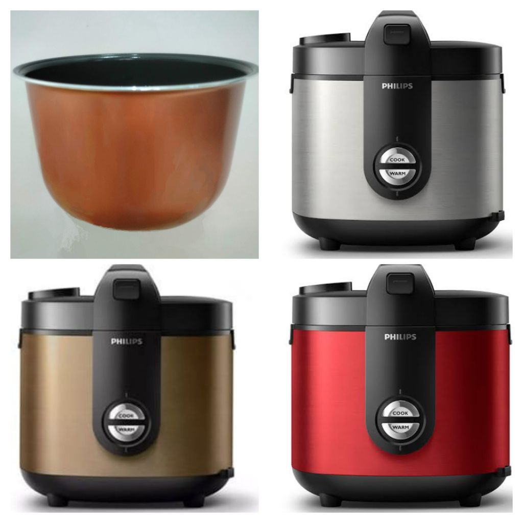 (PANCI SAJA) Panci Teflon Innerpot Utk Rice Cooker Philips HD 3128 / HD 3132 / HD 3138