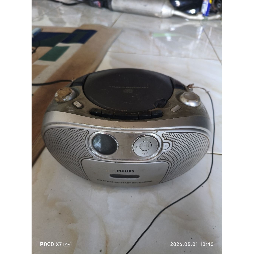 radio tape jadul vintage Phillips az 1022 second