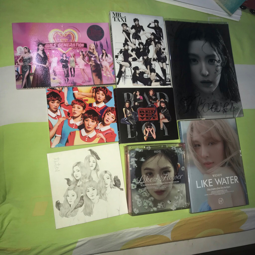Red velvet, snsd, album unsealed fullset