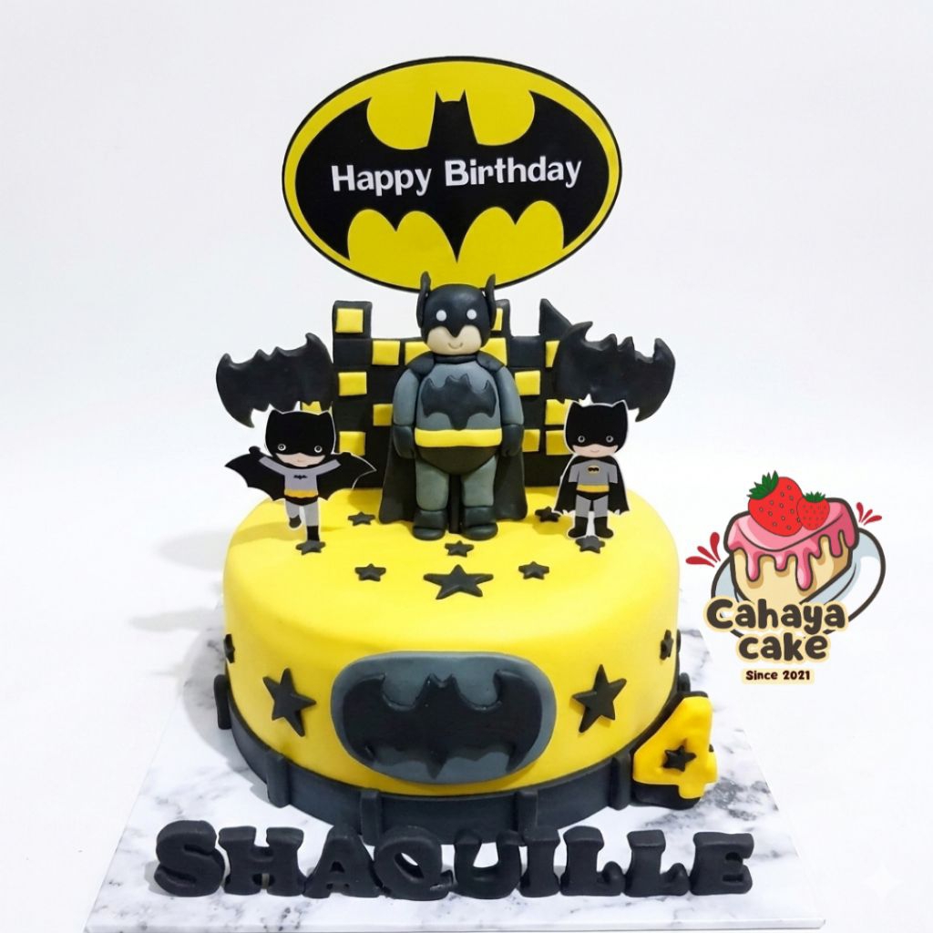 Kue Ulang Tahun Batman / Batman Cake / Kue Ultah Anak Laki-laki
