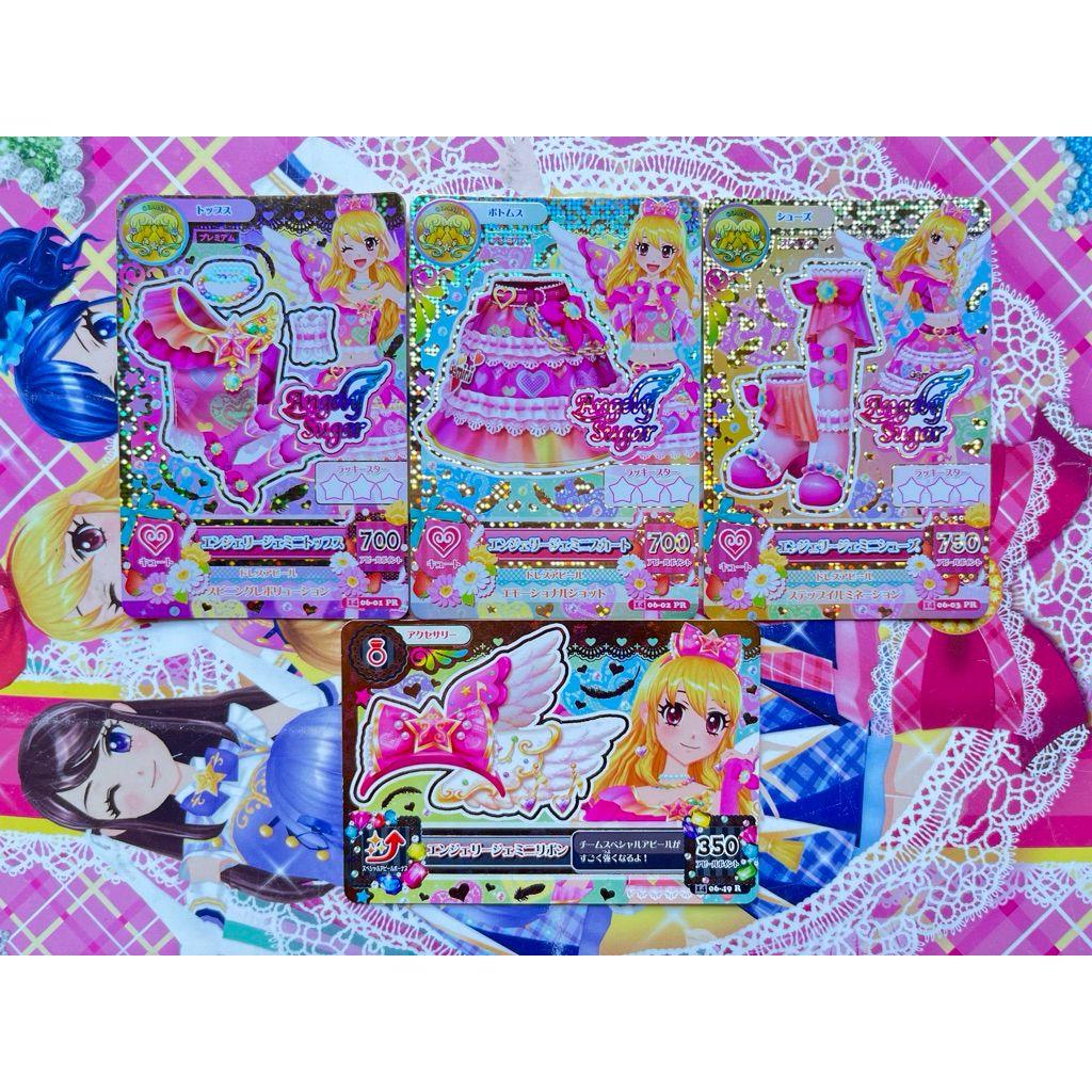 Kartu Aikatsu Premium Angely Gemini Set 2Wings Ichigo Hoshimiya Angely Sugar Consellation Zodiak Zod