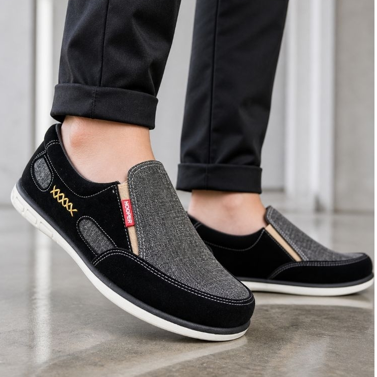 Sepatu Casual Santai Kerja Slip On Pria Sepatu Santai Pria