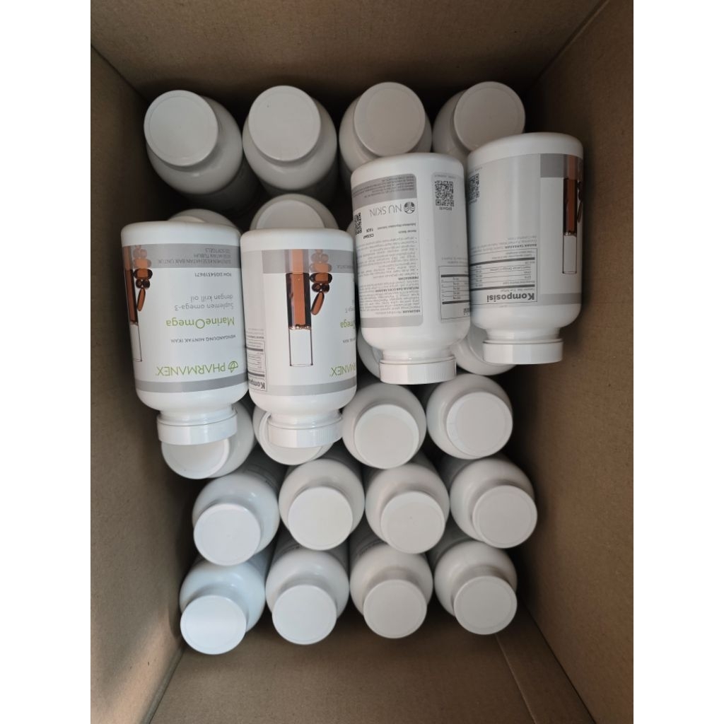 minyak ikan krill oil marine omega 3 suplemen nu  skin