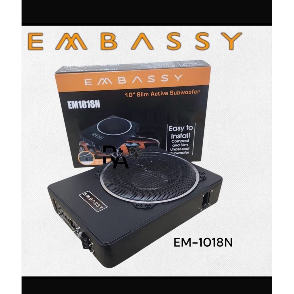 subwoofer Kolong slim Embassy 10inch basstube aktif