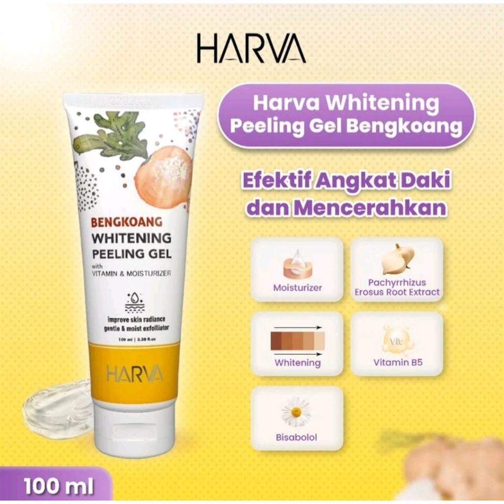 Harva Whitening Peeling Gel Bengkoang 100ML