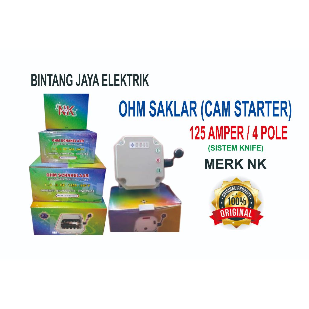 OHM SAKLAR 125A NK