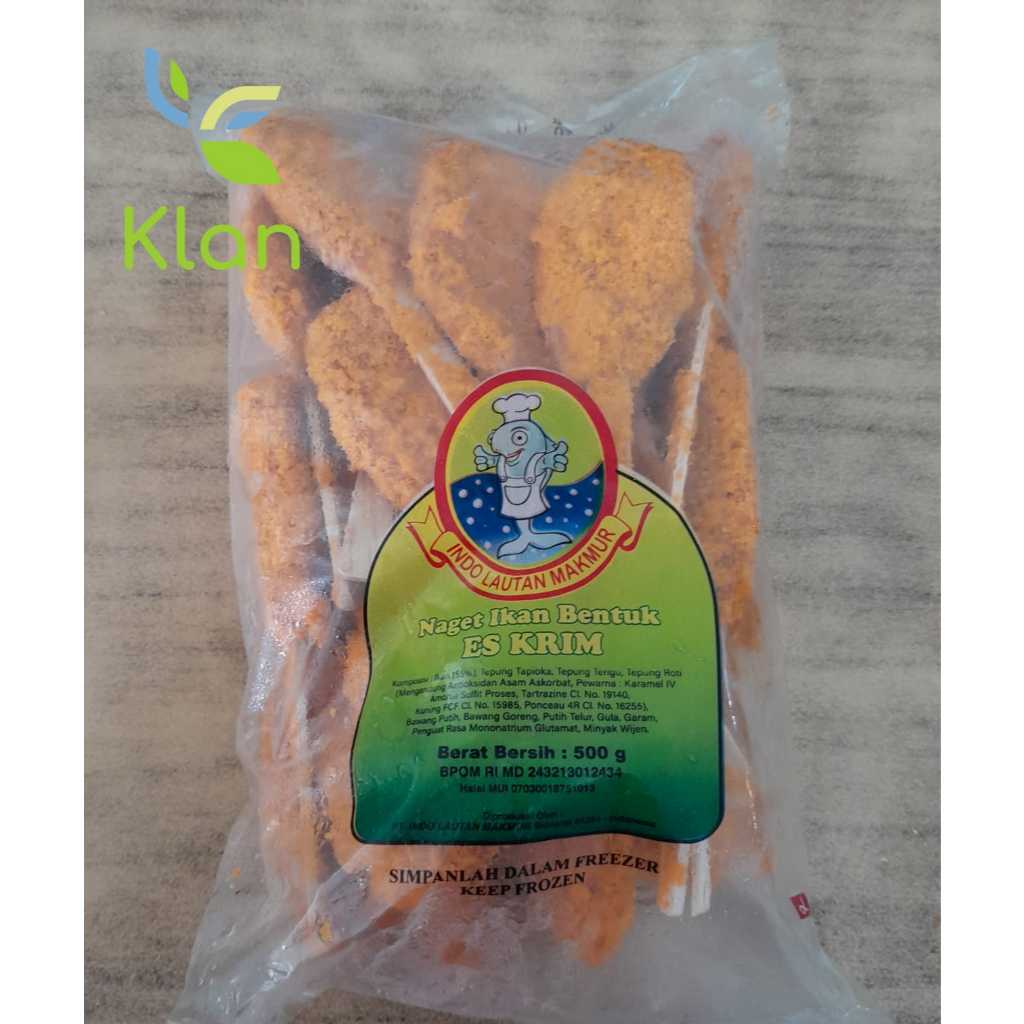 ILM NAGET ES KRIM 500 GR/ NUGGET EKONOMIS/ NAGET STIK ES KRIM/ NAGET MURAH/ OLAHAN IKAN