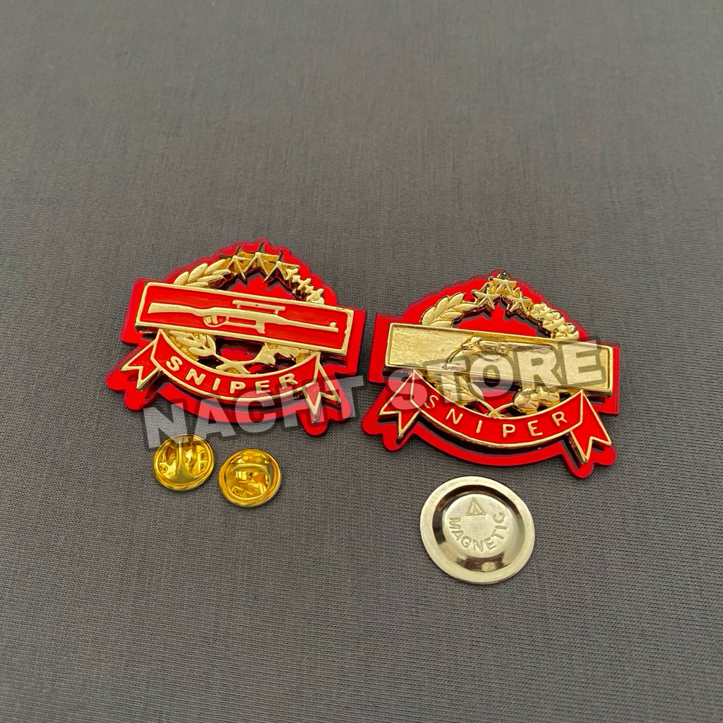 PIN SNIPER / BREVET SNIPER / PIN SNIPER POLRI / BREVET SNIPER POLRI / PIN SNIPER PANJANG