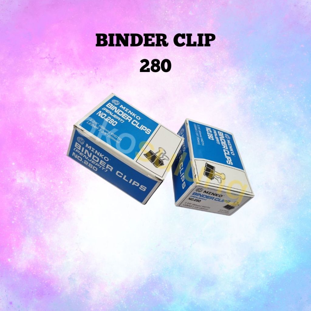 BINDER CLIP | PENJEPIT KERTAS | JEPITAN KERTAS | BINDER CLIP 280 | BINDER CLIP 260