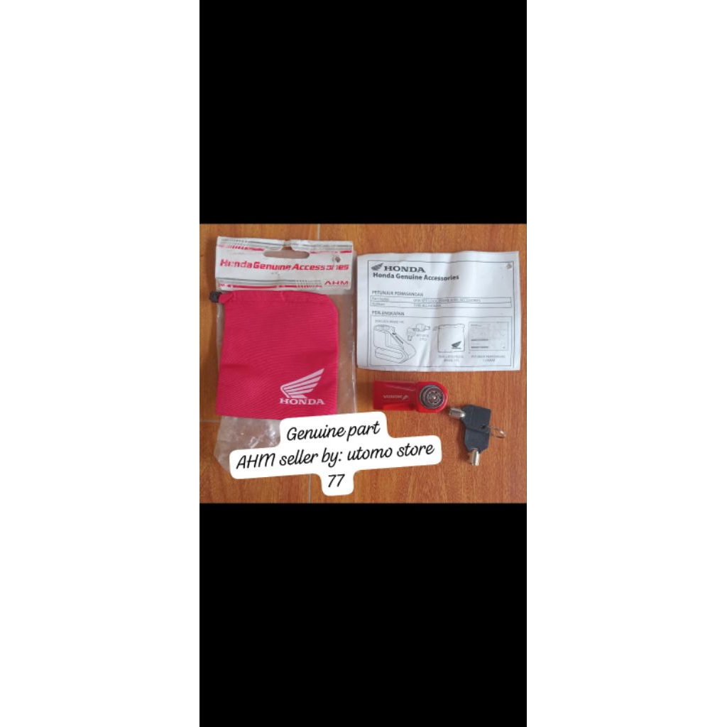 Gembok cakram honda