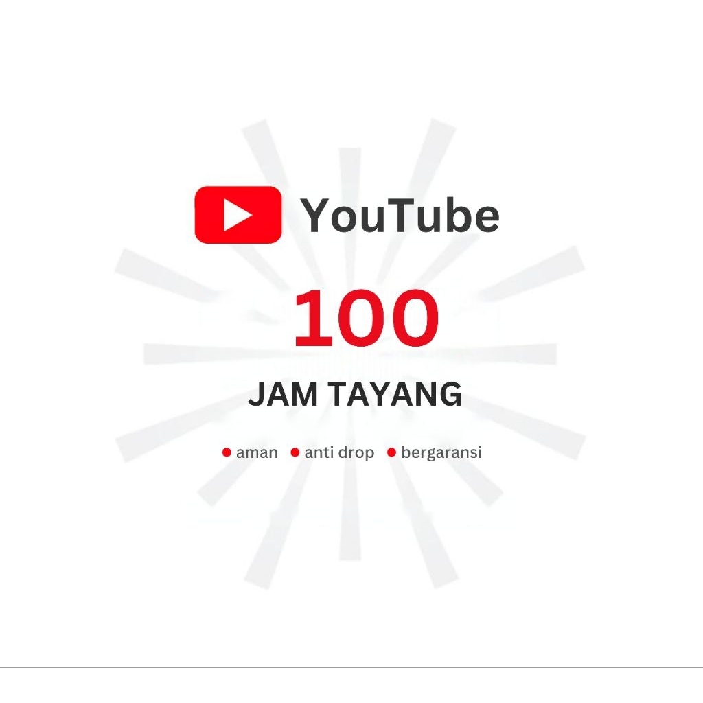 jam tayang youtube murah terbaru promo
