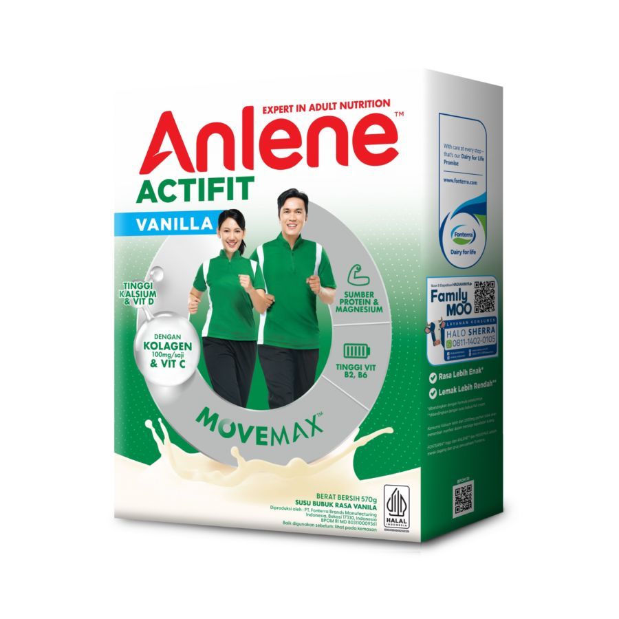 ANLENE ACTIFIT SUSU VANILLA 230G