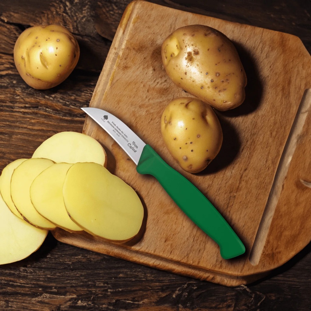 Friedr. Herder Peeling Knife – Pisau Kupas Lengkung Cap Garpu Handmade in Solingen, Germany