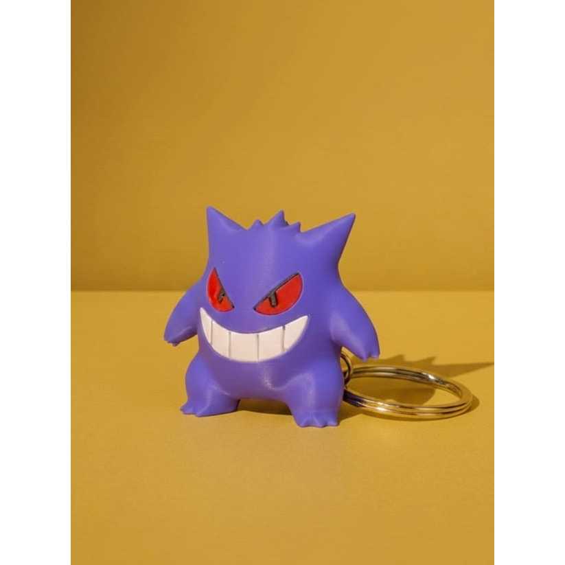 Keychain Gengar Pokemon Chibi Gantungan Kunci Pokemon Gengar