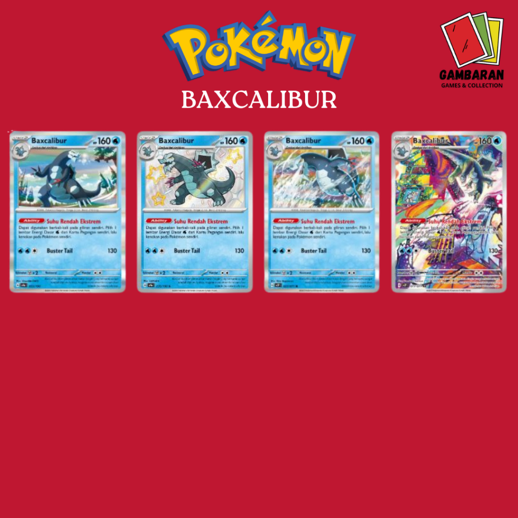 Baxcalibur SV2P SV4a Kartu Pokemon Indonesia TCG