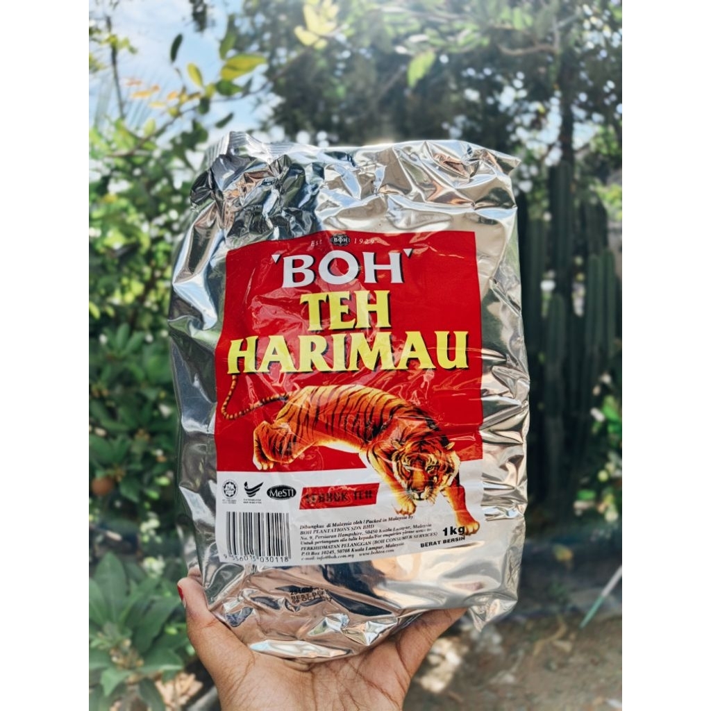 Ready serbuk teh tarik boh harimau kiloan malaysia
