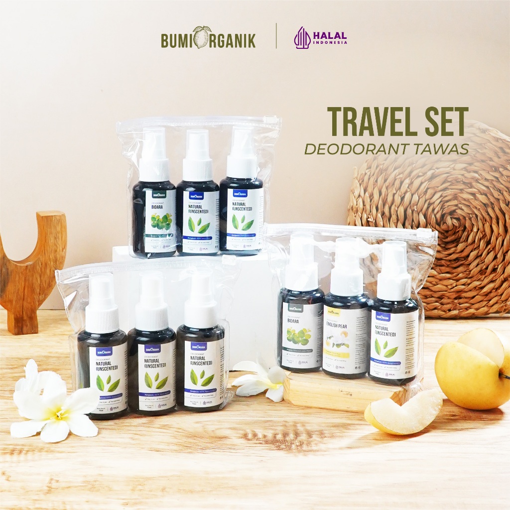DEODORANG SPRAY TAWAS -  BUMI ORGANIK/ UNTUK KETIAK/ MENGHILANGKAN BAU TAK SEDAP/ TAWAS DEODORANT / 