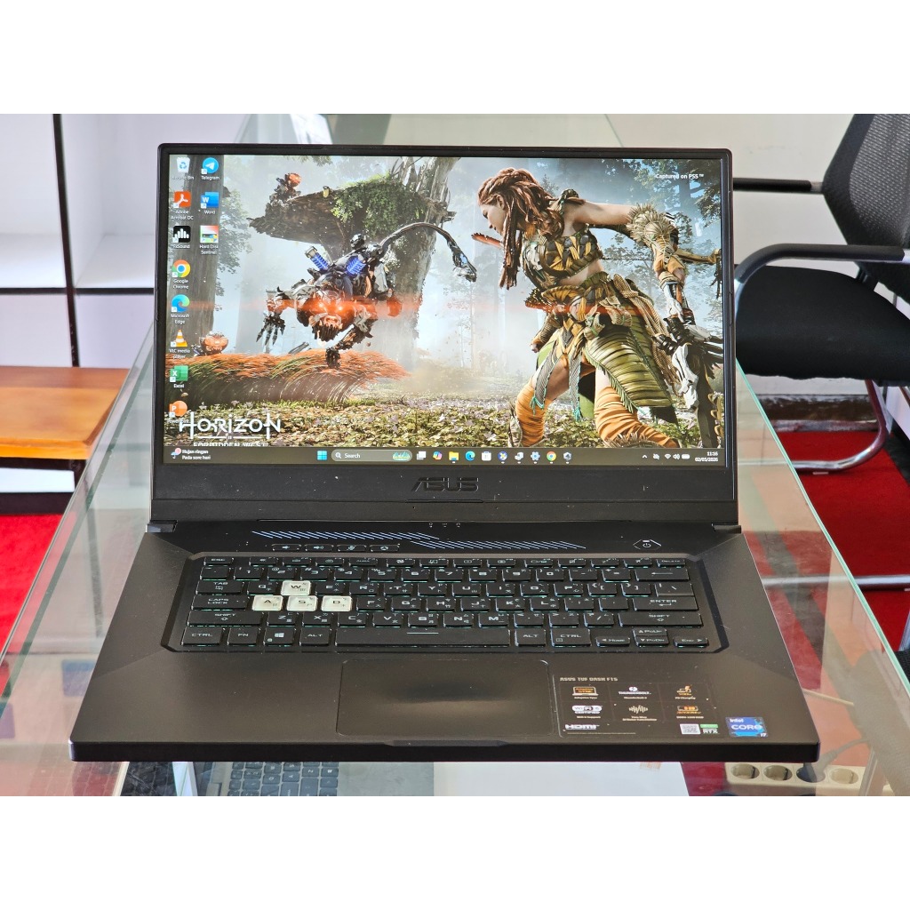 ASUS TUF Dash F15 FX516PR intel Core i7 Gen 11 Ram 16 GB SSD 512 GB Nvidia RTX 3070 144 Hz Slim Gami