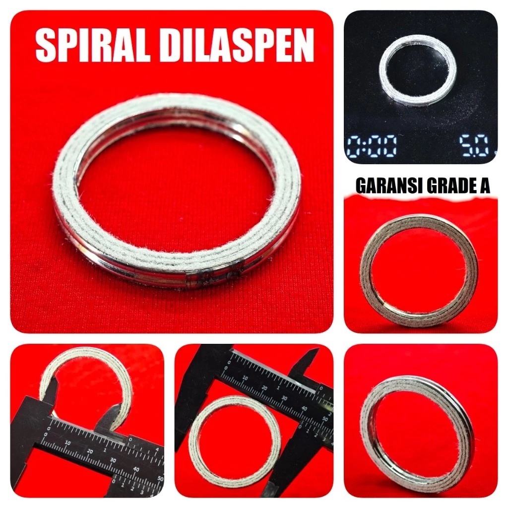 (83HJ) PACKING KNALPOT THUNDER RX KING fr70 fr80  rxk rxs scorpio rgr ninja yamaha szk  satria fu 15