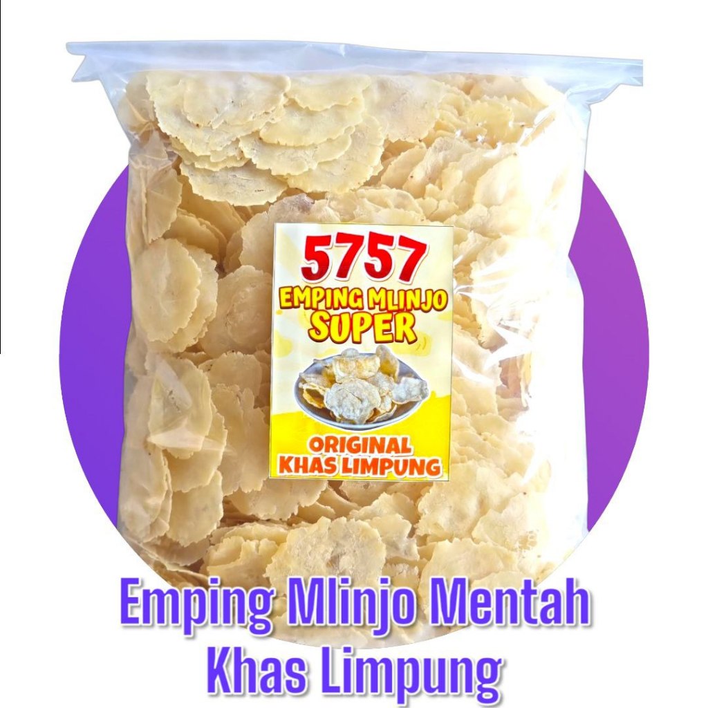 (1Kg SUPER) EMPING BLINJO MENTAH ASLI KHAS LIMPUNG