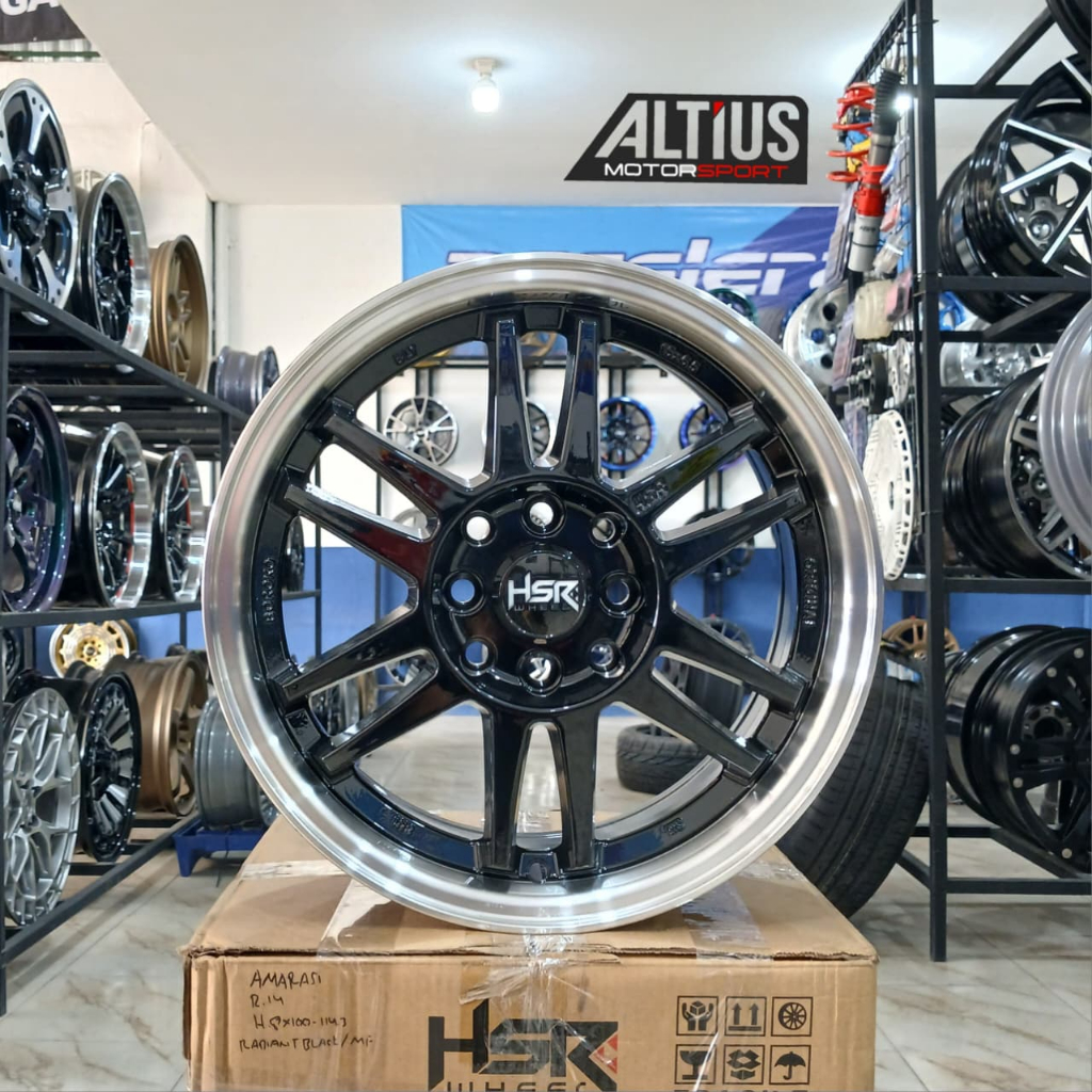 1SET VELG DAN BAN MOBIL R15 HSR BOROKO BLY01 RING 15 COCOK UNTUK BRIO AVANZA XENIA AGYA AYLA SIGRA