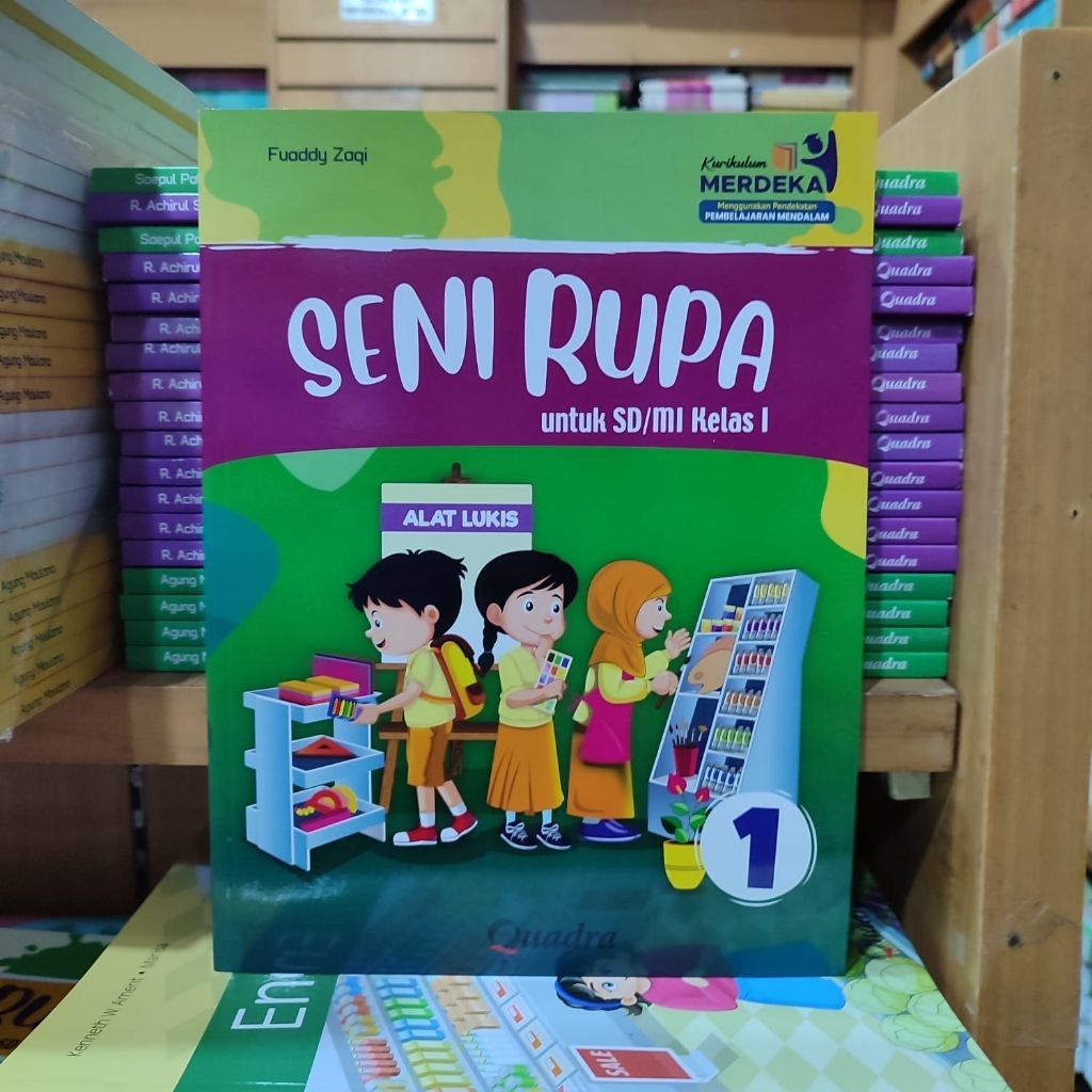 Buku Seni Rupa Kelas 1,2,3,4,5,6 SD Kurikulum Merdeka Quadra
