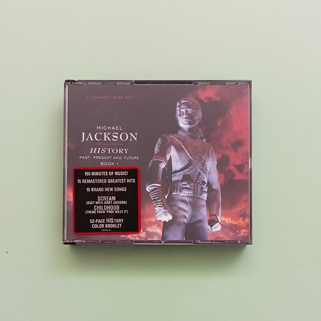 CD Michael Jackson HIStory: Past, Present and Future, Book I 2-CD set Album Original Song Lagu