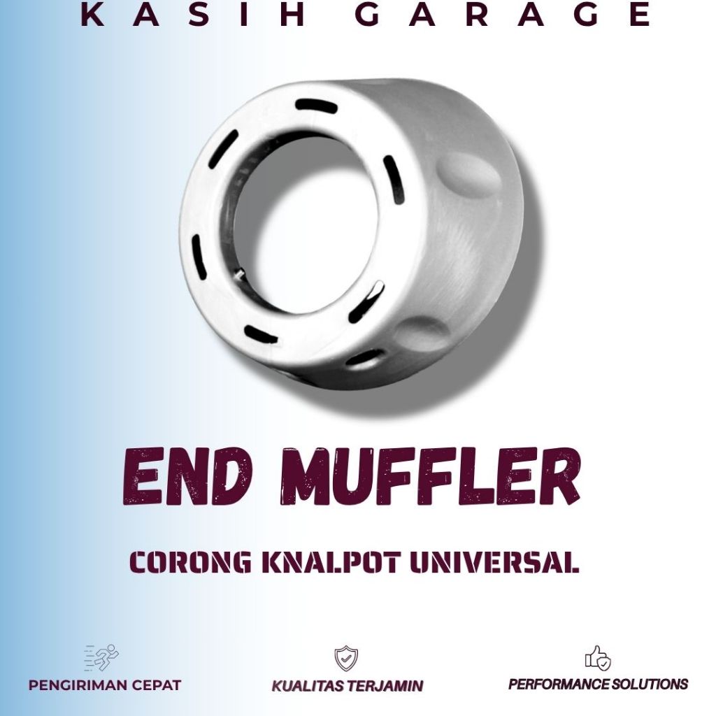 End Muffler end cup chrome moncong knalpot vario 125 150 Pcx MADE IN Pm
