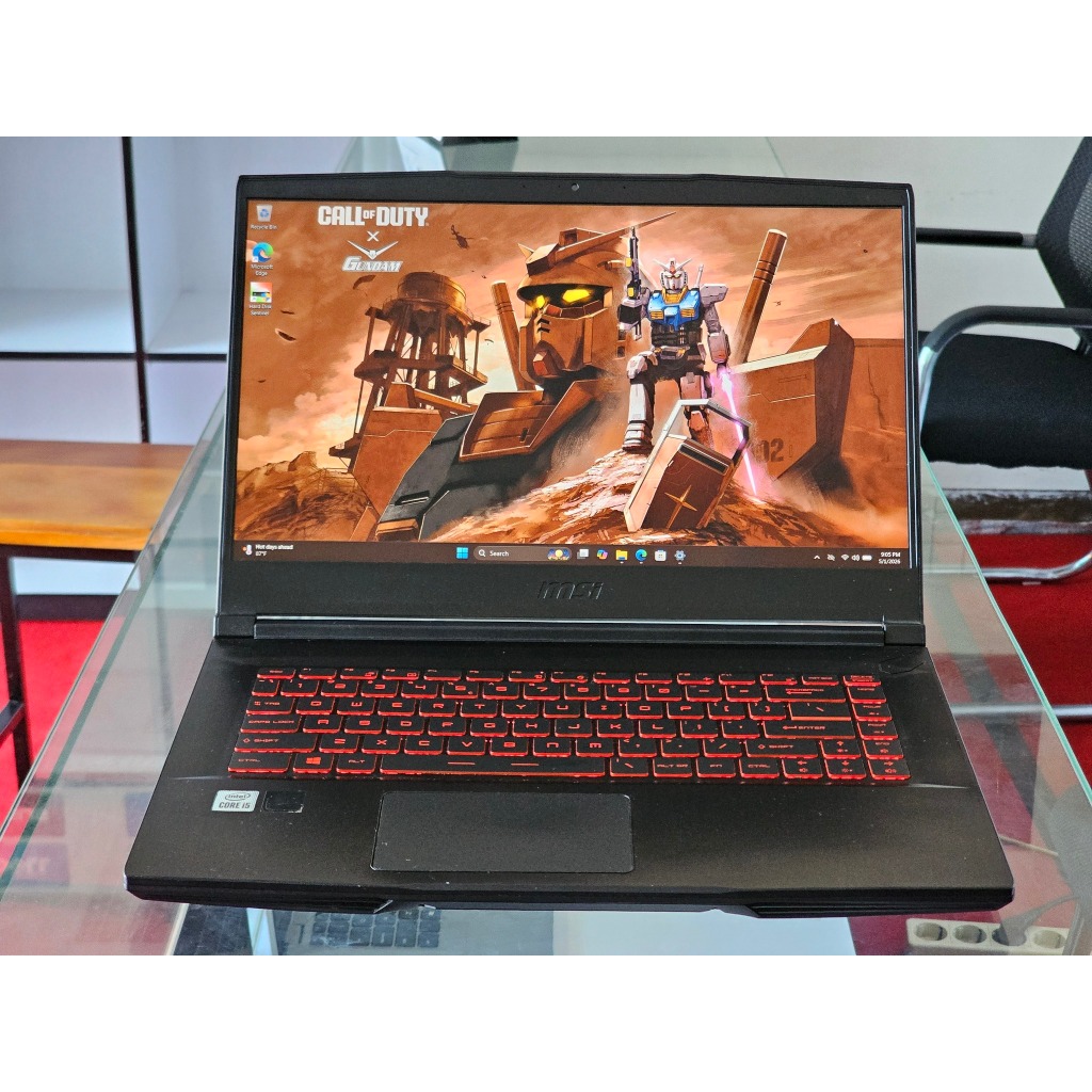 MSI GF65 THIN 10UE Intel Core i5 Gen 10 Ram 16 GB SSD 512 GB Nvidia RTX 3060 144 Hz Slim Gaming Edit