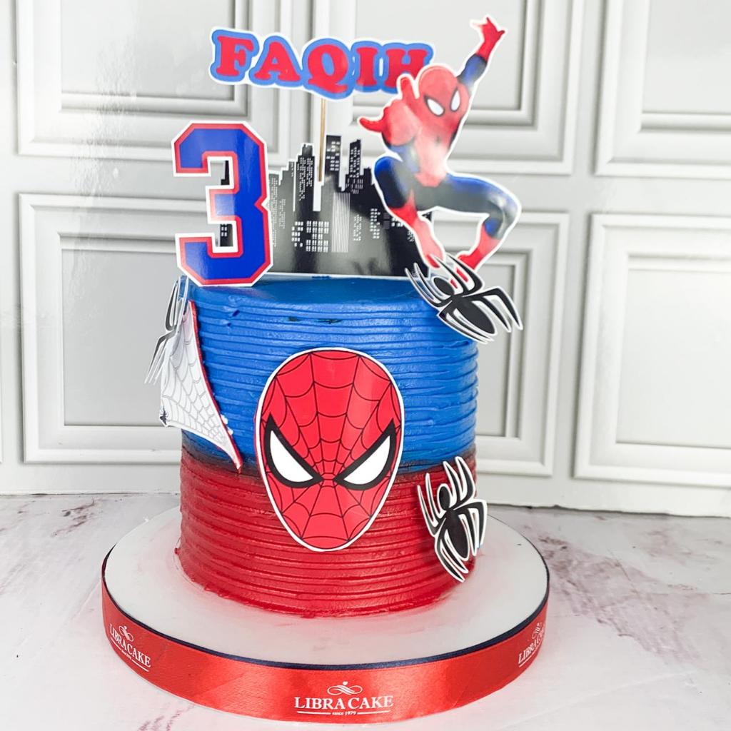 Kue Ulang Tahun/Kue Ultah Tema Spiderman/Spiderman Cake