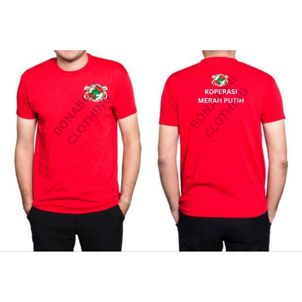 Kaos Koperasi Merah Putih
