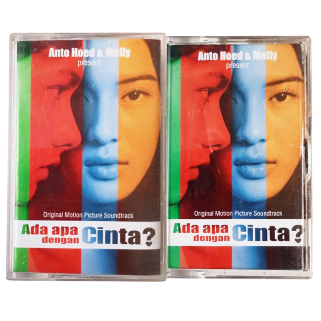 kaset pita - AADC ada apa dengan cinta - Melly Goeslow dan Anto Hoed - ost film soundtrack aadc