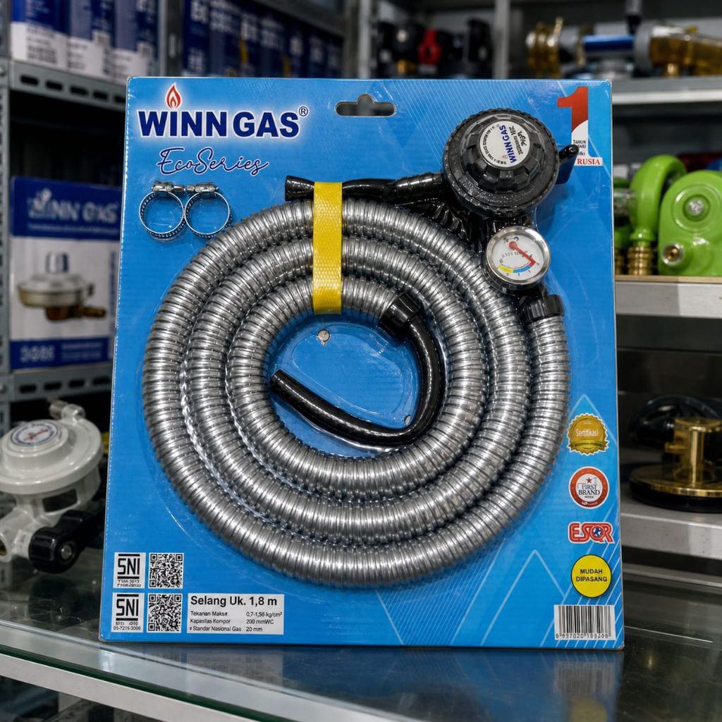 Regulator Set Win Gas Original SNI
