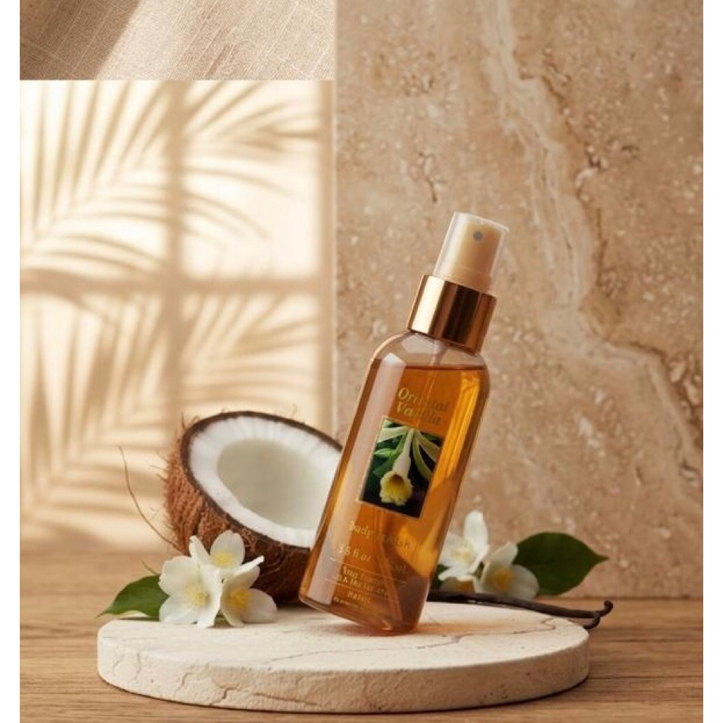 Parfum wanita Yves Laroche Oriental Vanilla Body Splash 115/100ml