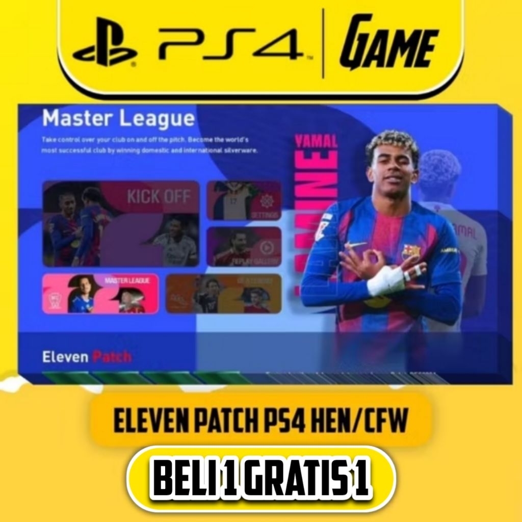 ELEVEN PATCH PES 2026 WINTER UPDATE TERBARU PS4 HEN